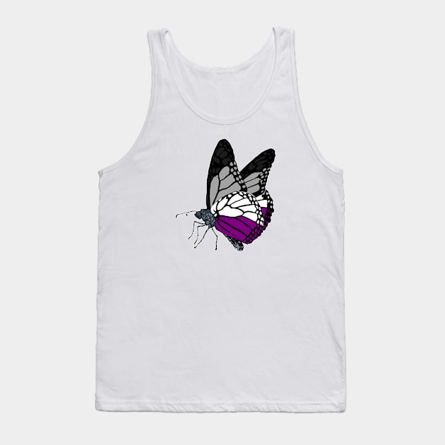 Asexual Butterfly Tank Top by theartfulscientist